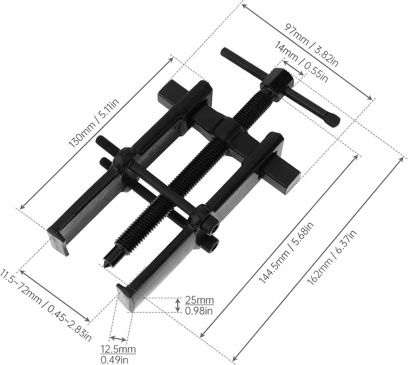 ChgImposs Two Claw Separate Lifting Device Pull Bearing Puller for Bearing Maintenance/Auto Car Repair, Strengthen Bearing Auto Mechanic Bearing Puller Tool (6 Inch) - Image 2